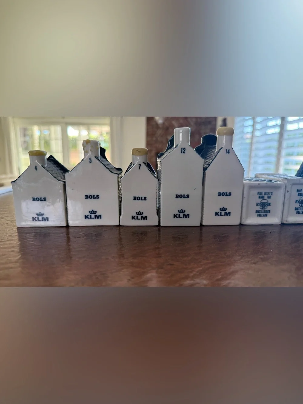 🏠🤍💙BOLS KLM delft blue canal house (set)